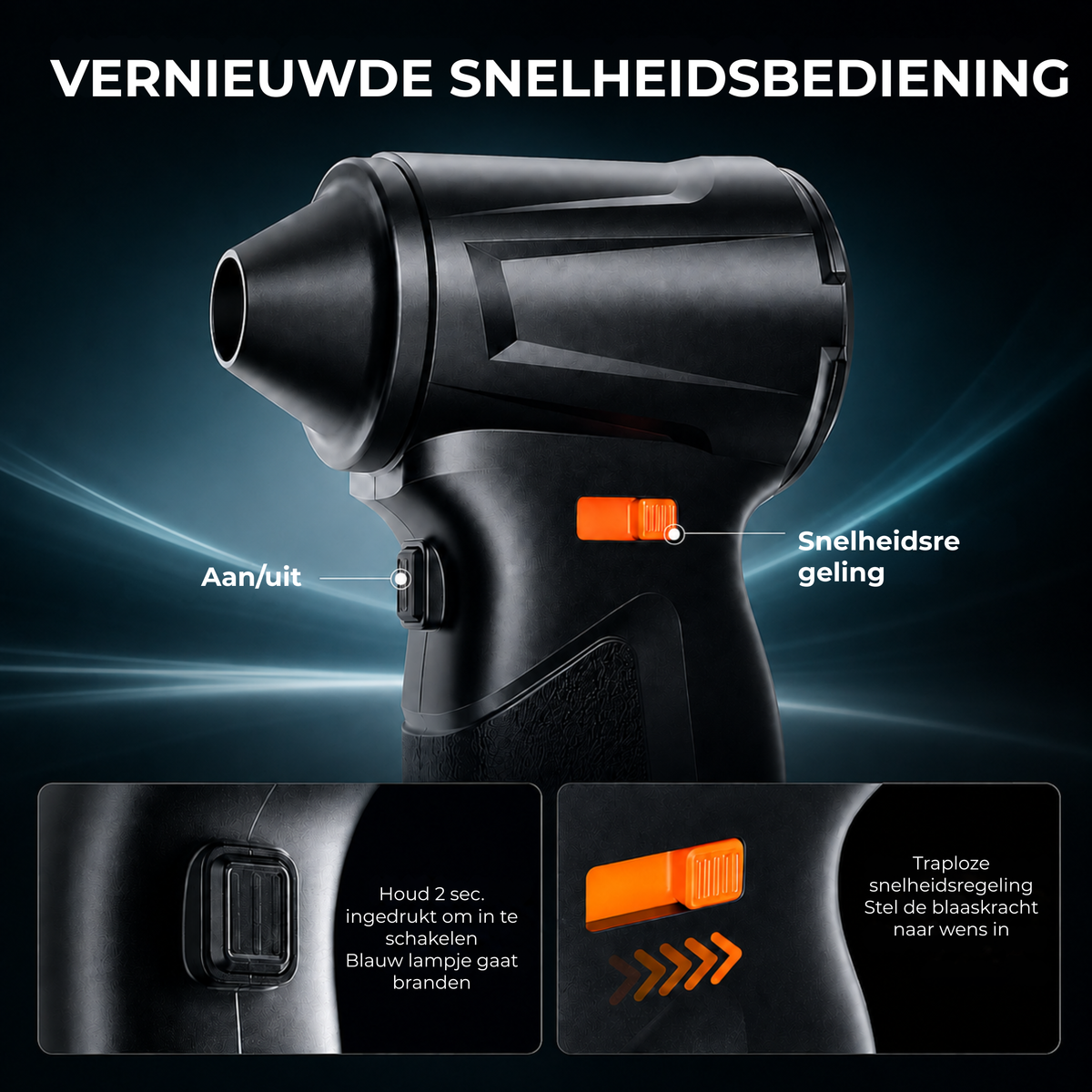 Sonic Blow™ Pro | Blaas stof in enkele seconden weg