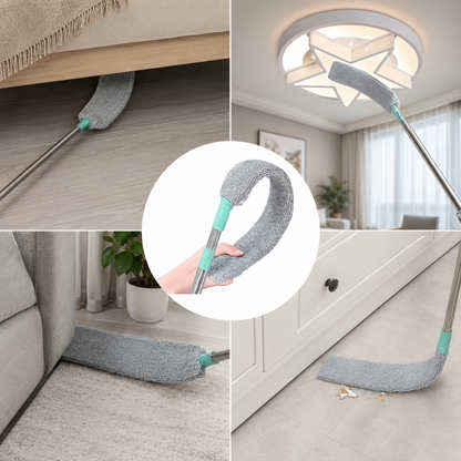 DustGlide Pro™ | Elke verborgen hoek schoonmaken zonder te bukken of meubels te verplaatsen