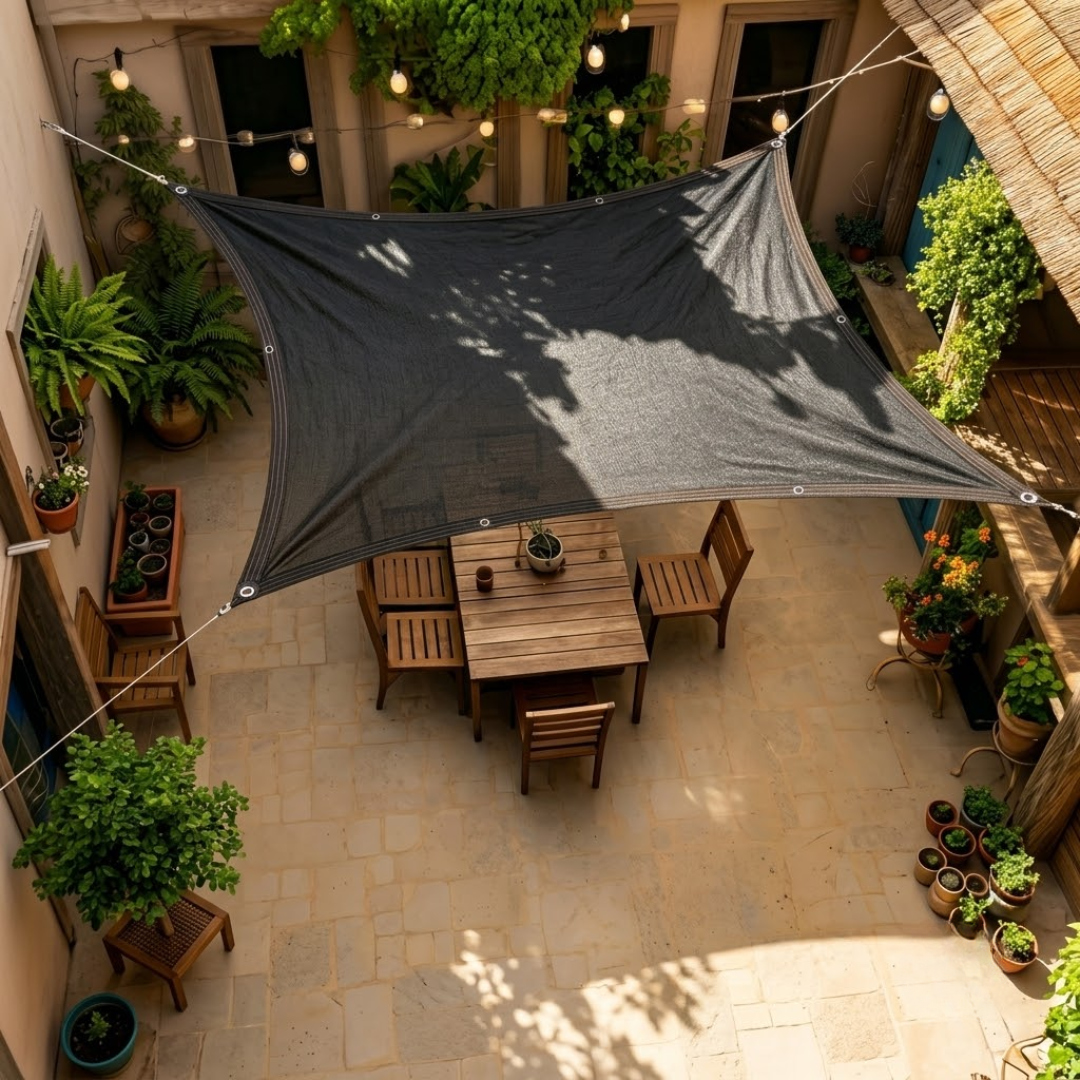 SunShield™ | Flexibele UV-bescherming voor tuinen, terrassen, kassen en meer