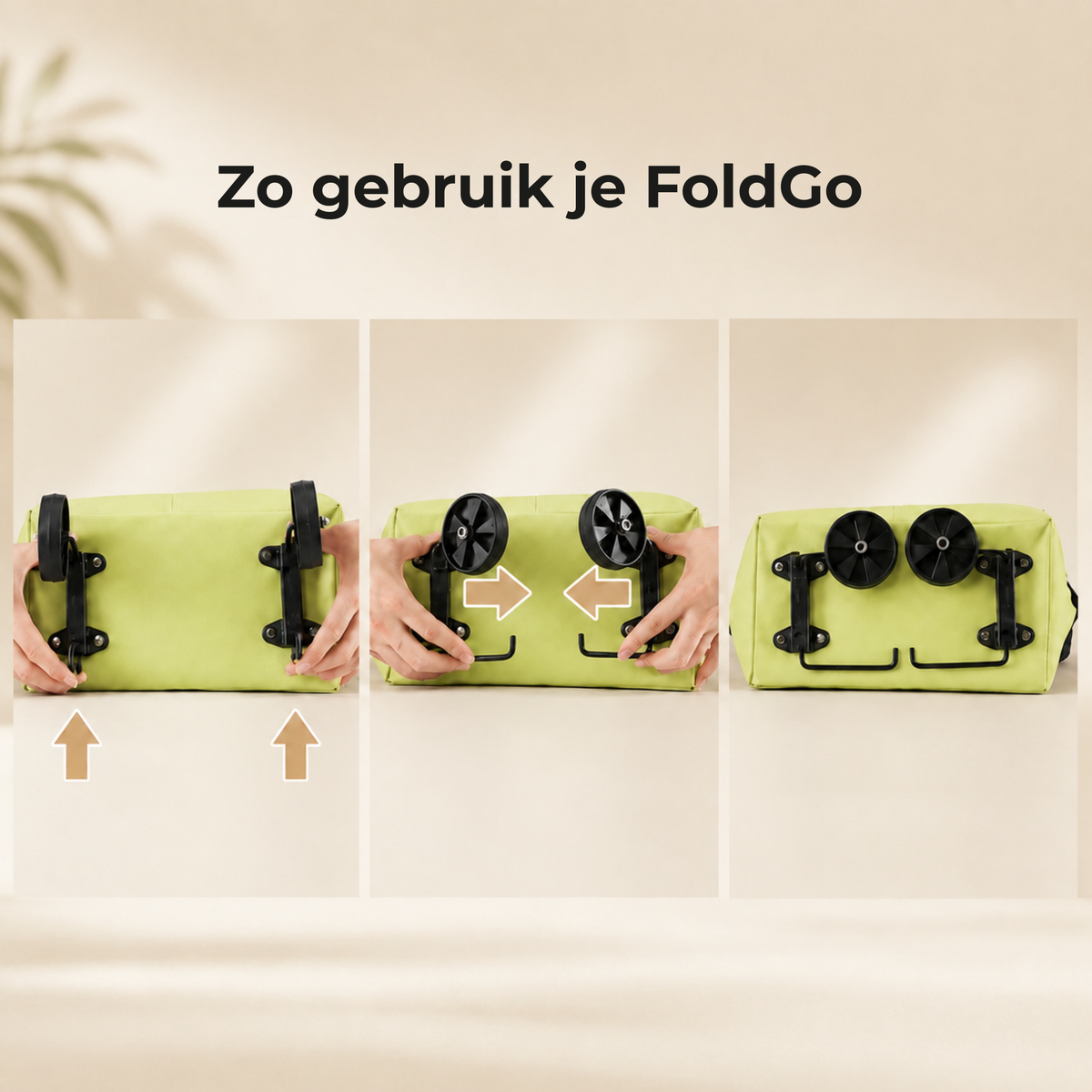 FoldGo™ | Neem meer mee zonder het gewicht te dragen