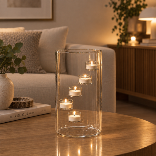 LumiGlass™ | Maak van gewone theelichtjes een prachtige zwevende gloed