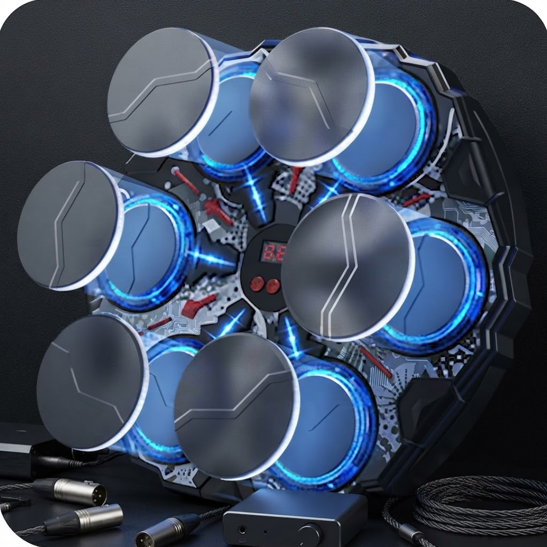 RhythmBox Trainer™ | Interactieve Bokstrainer met LED & Muziek voor Kinderen en Volwassenen