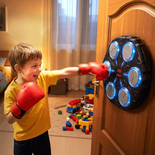 RhythmBox Trainer™ | Interactieve Bokstrainer met LED & Muziek voor Kinderen en Volwassenen