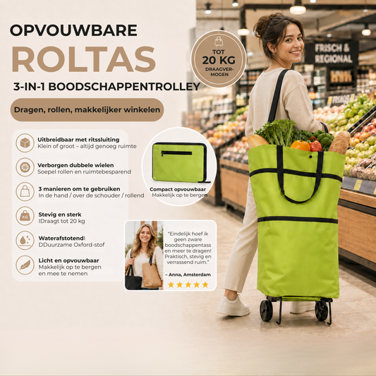 FoldGo™ | Neem meer mee zonder het gewicht te dragen