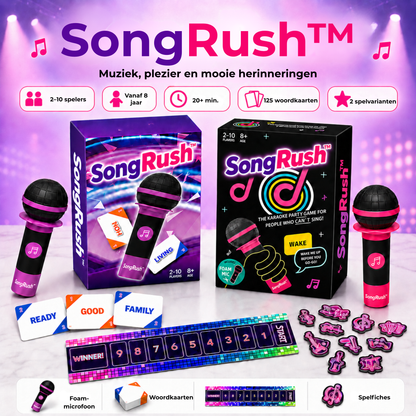 SongRush™ | Het ultieme meezing-partijspel