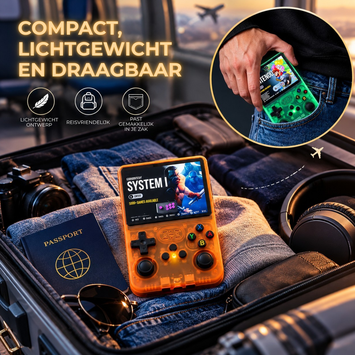 RetroBox™  Portable Console | Meer dan 15,000+ klassieke gamewerelden in één handheld