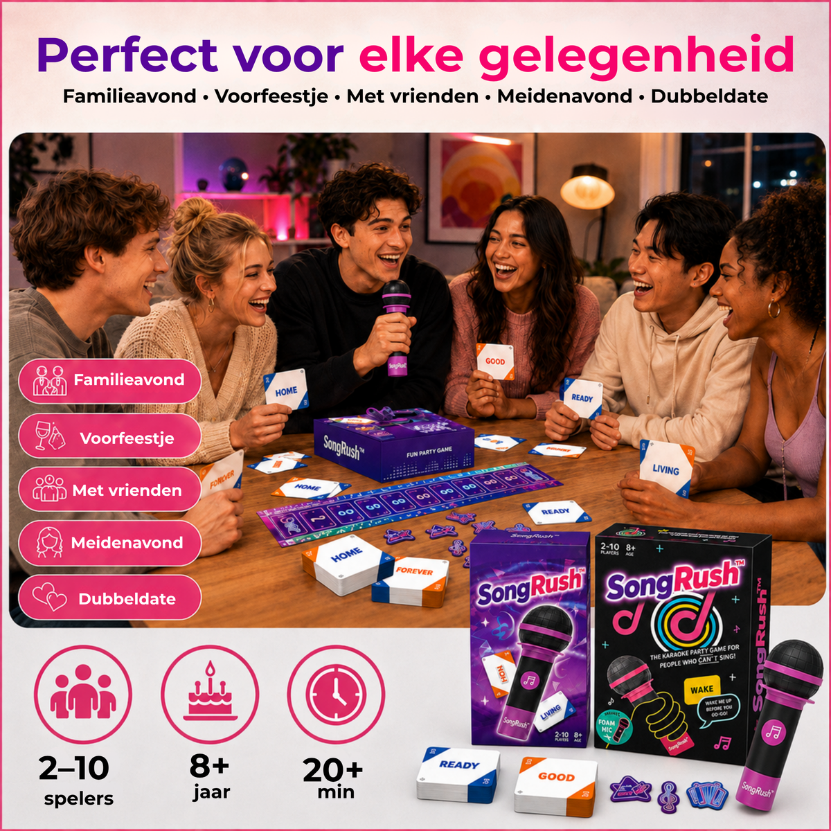 SongRush™ | Het ultieme meezing-partijspel