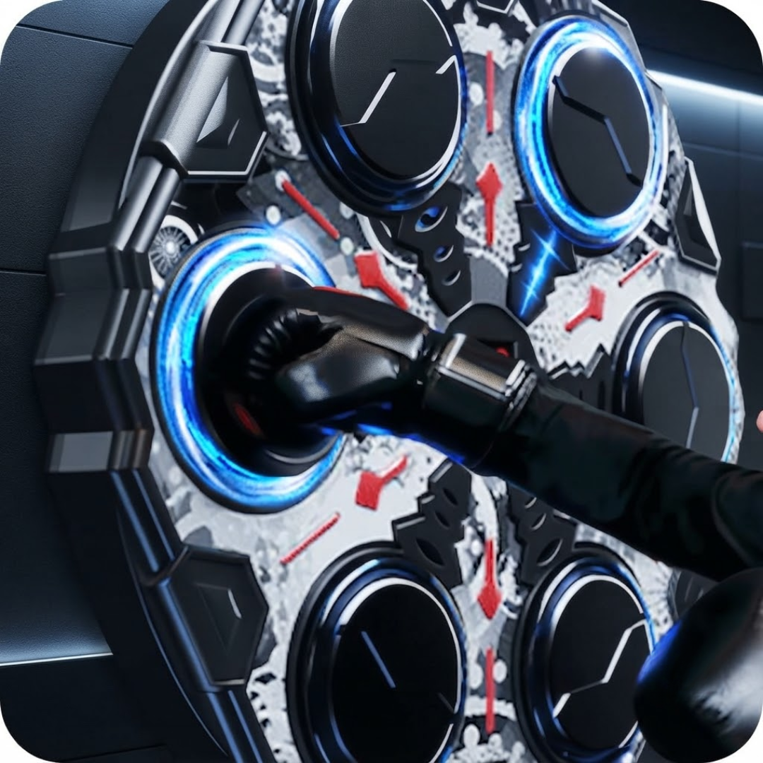 RhythmBox Trainer™ | Interactieve Bokstrainer met LED & Muziek voor Kinderen en Volwassenen