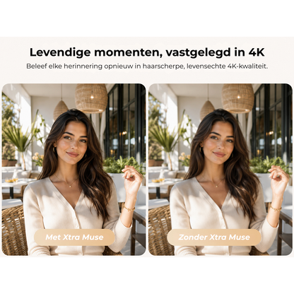 QMini™ 7 Smooth Gimbal MiniCam | Leg elk moment vloeiend vast in 4K – altijd en overal