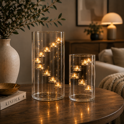 LumiGlass™ | Maak van gewone theelichtjes een prachtige zwevende gloed