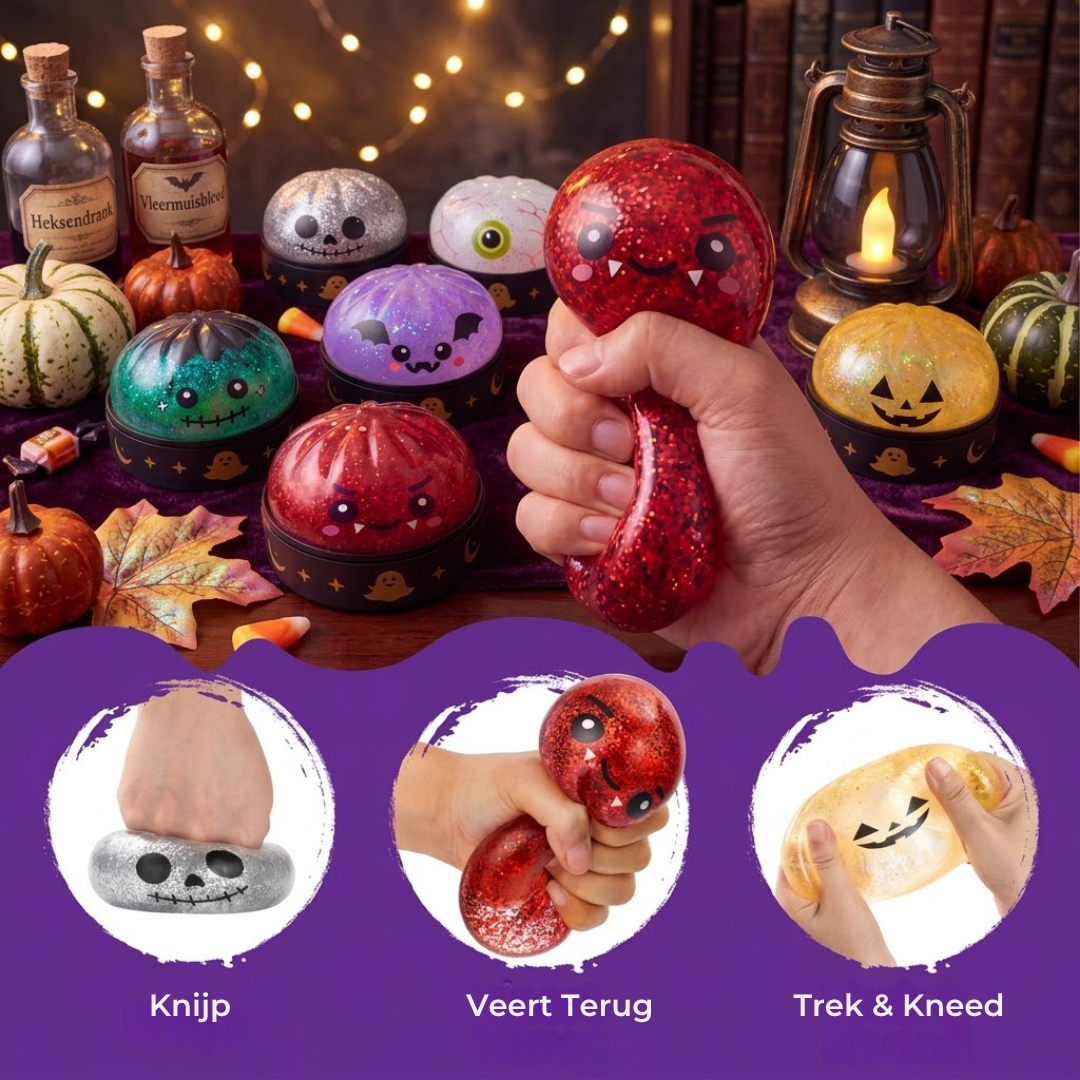 Viral Halloween Dumpling Squishy Collectable Toy | Stressverlichtend speelgoed