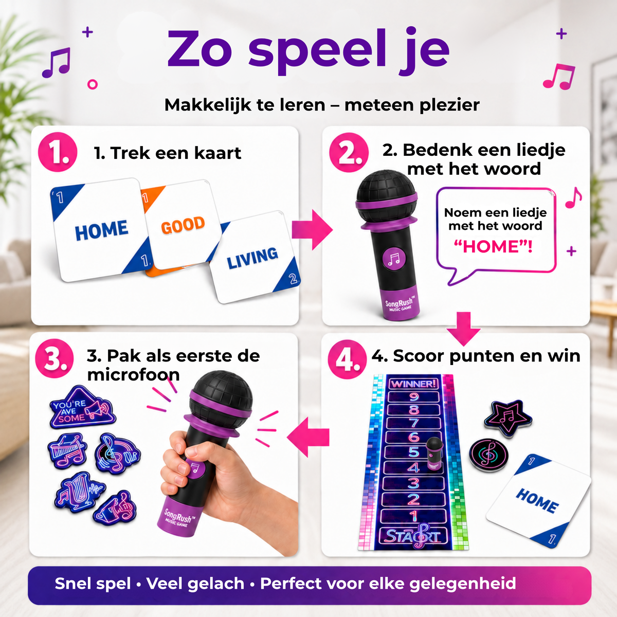 SongRush™ | Het ultieme meezing-partijspel