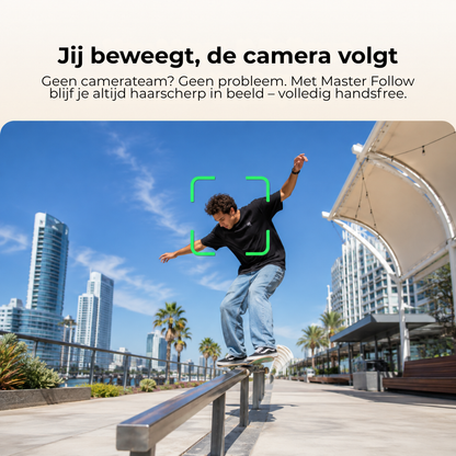 QMini™ 7 Smooth Gimbal MiniCam | Leg elk moment vloeiend vast in 4K – altijd en overal