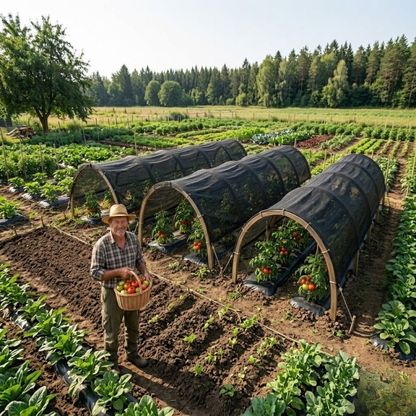 SunShield™ | Flexibele UV-bescherming voor tuinen, terrassen, kassen en meer