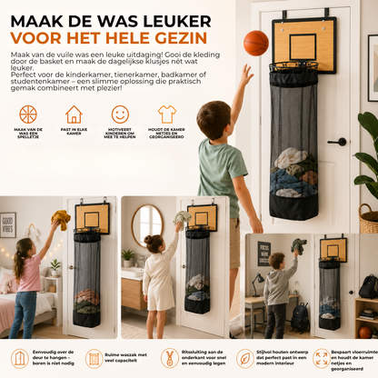 DunkHoop™ | Maak van opruimen een spel en houd de vloer vrij