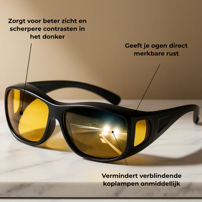 Night Vision Glass | Zie Helder, Rijd Veilig – Nachtelijk Autorijden Zonder Verblinding of Vermoeidheid!