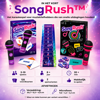 SongRush™ | Het ultieme meezing-partijspel