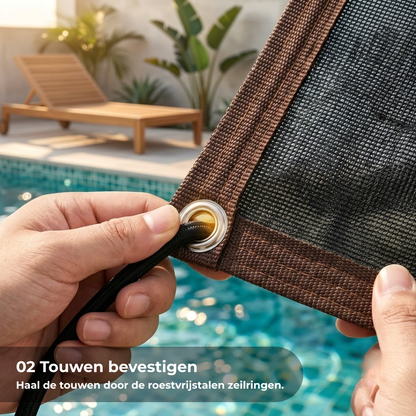 SunShield™ | Flexibele UV-bescherming voor tuinen, terrassen, kassen en meer