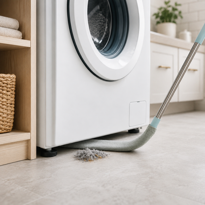 DustGlide Pro™ | Elke verborgen hoek schoonmaken zonder te bukken of meubels te verplaatsen